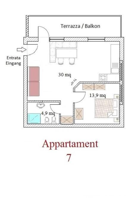 Residence Kramhuter Sexten Стая снимка